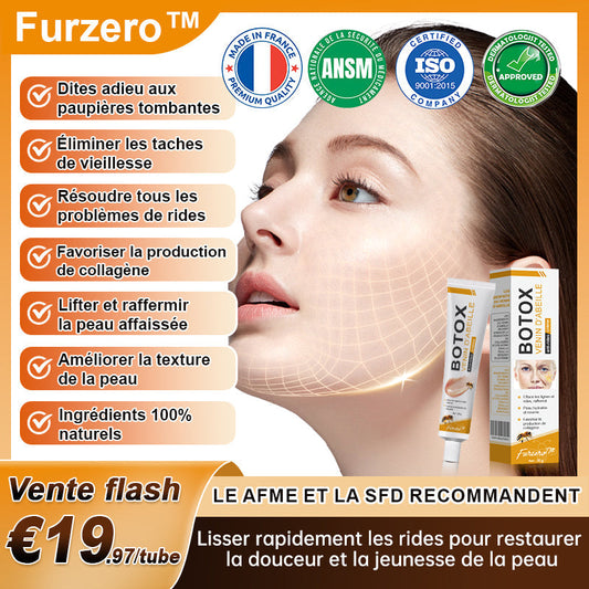 💖💐Fabriqué et expédié depuis la France ✅ Crème Anti-Rides Furzero™ Venin d'Abeille Botox - Dernier jour de promotion, 70% de réduction