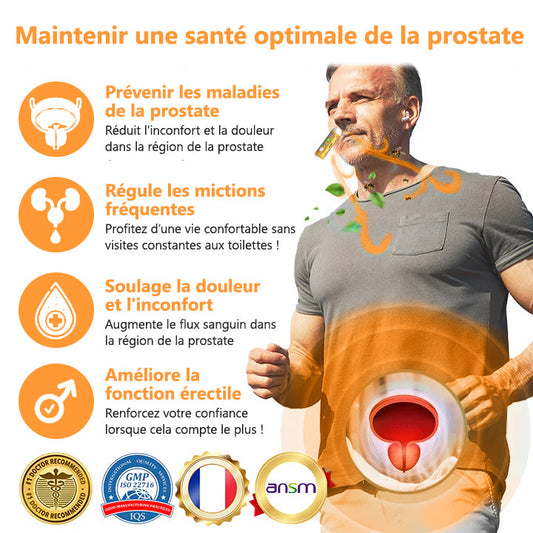 Dites adieu aux inconforts de la prostate 🍀LEFUN™ Bâton d'inhalation ProstaPower Bee🍀 (À action rapide et longue durée)